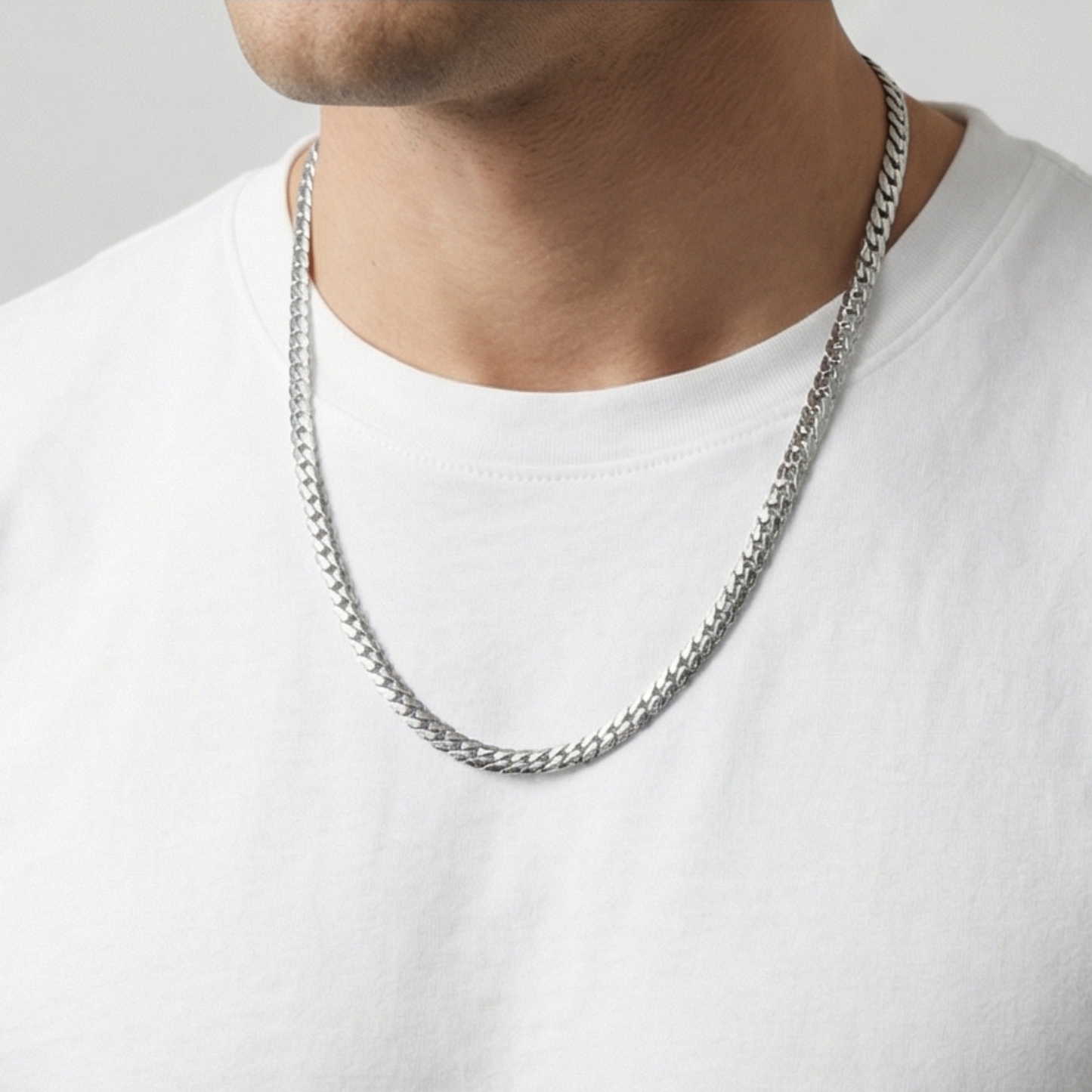 Men's Titanium Steel Chain Necklace