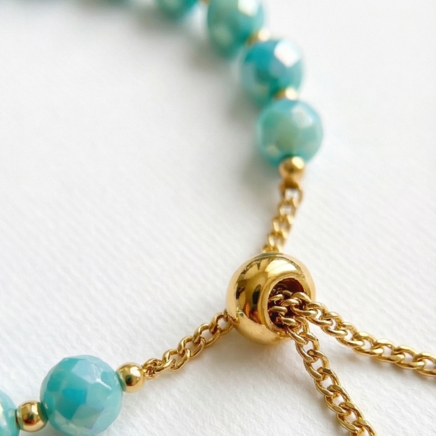 Stainless Steel Chain Bracelet with Artificial Crystals