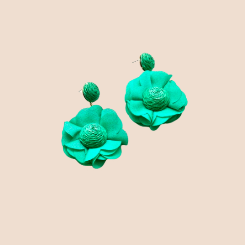 Handmade Flower-Shaped Earrings