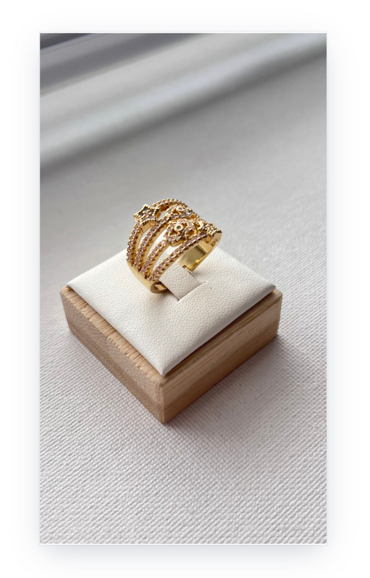 Evil Eye Collection, 18K Gold-Plated Ring