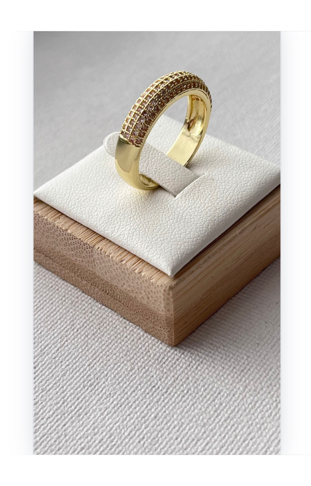 Unisex Copper- Gold plated band Ring