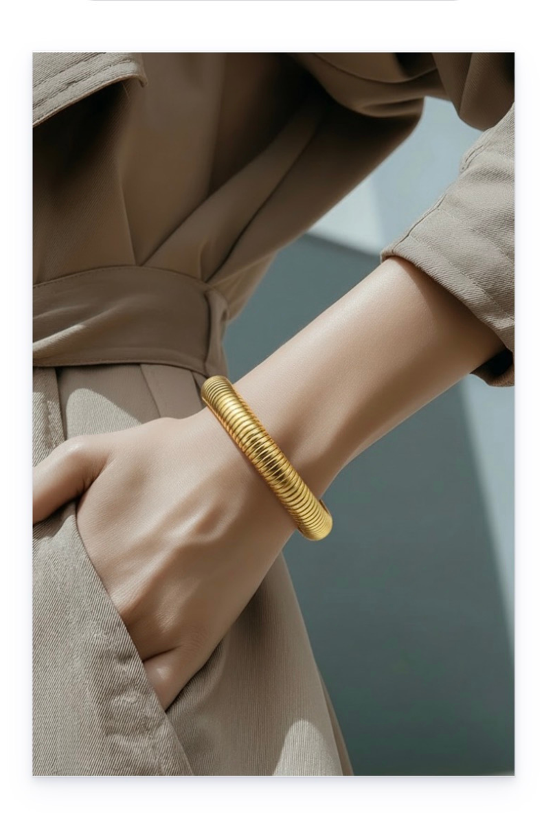 Chunky Bangle Stainless steel bracelet
