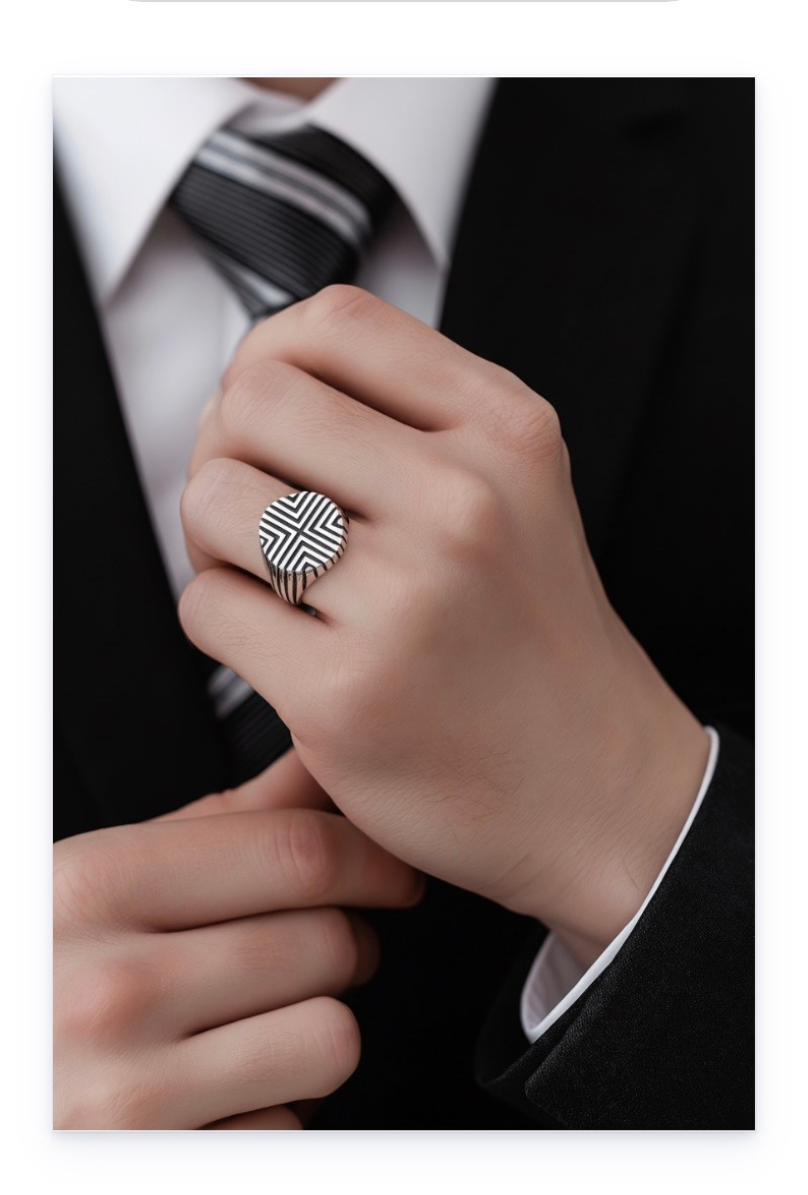 Stainless steel Men's Ring