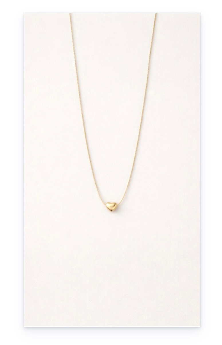 Stainless steel heart  pendant chain