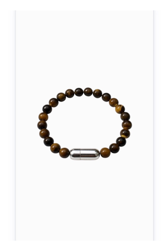 Cat's Eye Stone Bracelet with Magnetic Clasp