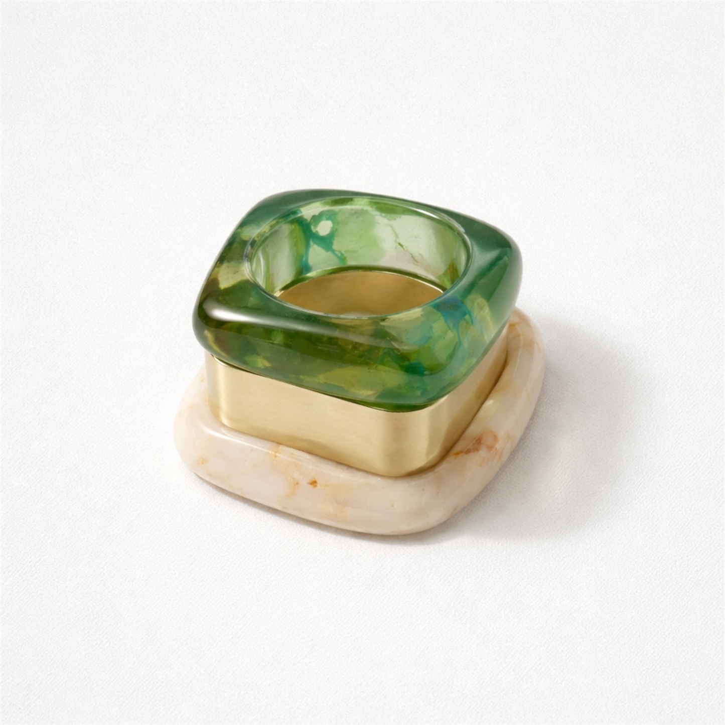 Trio Bracelet Alloy metal & Resin