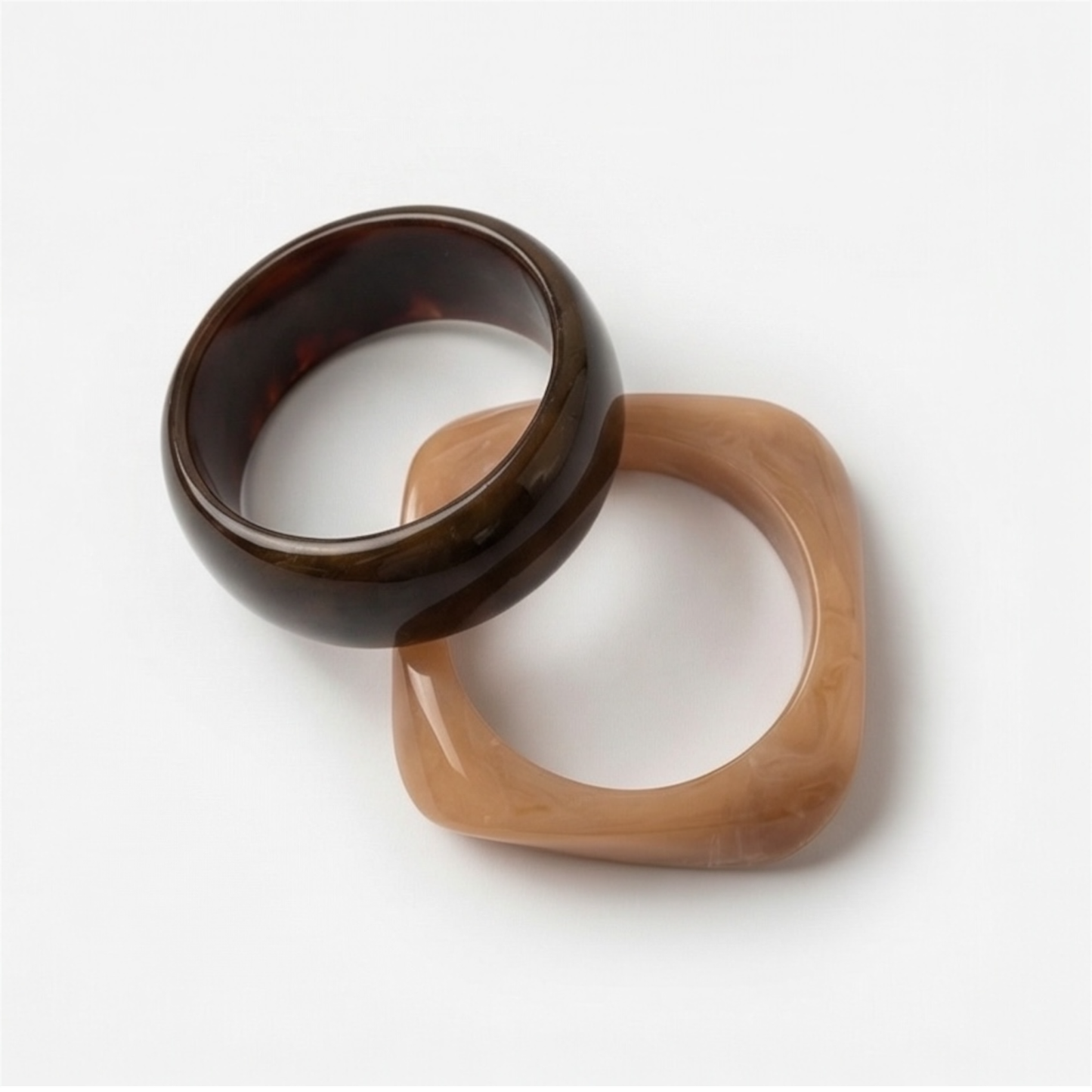 Duo Resin Bangle bracelets