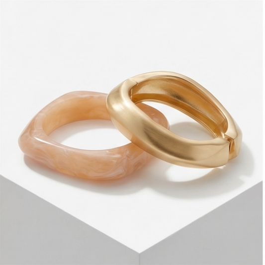 Duo bangle bracelet