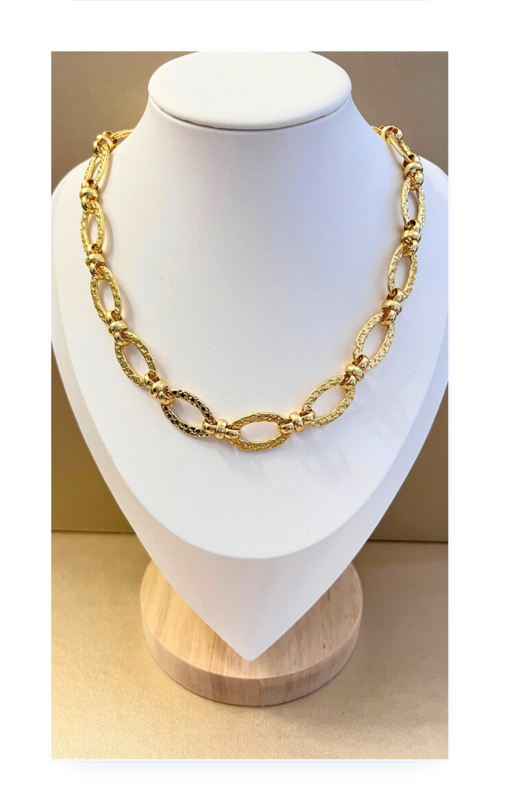 Chunky Gold Plated Necklace