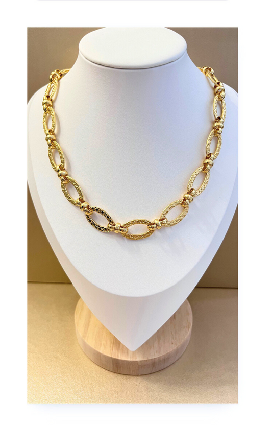 Chunky Gold Plated Necklace