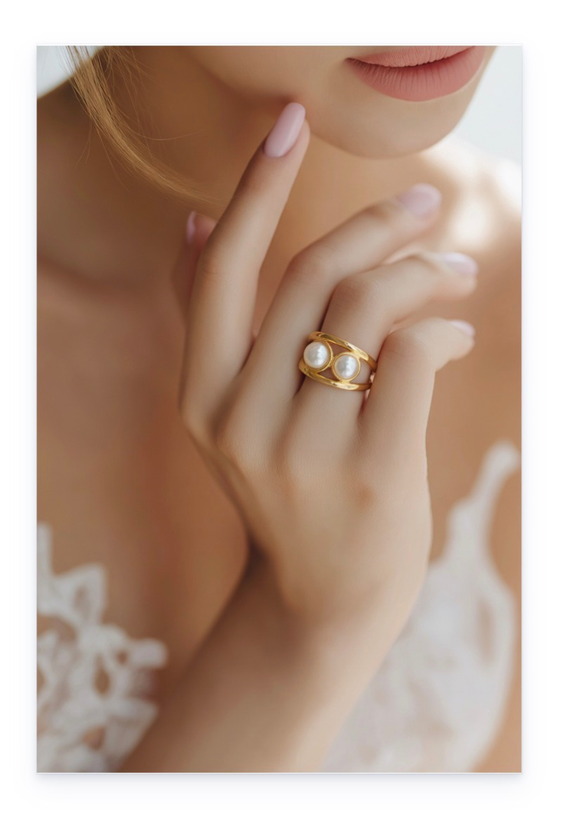 Stainless steel open ring