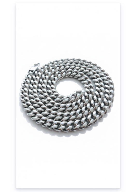 316L Stainless Steel Cuban Chain for men