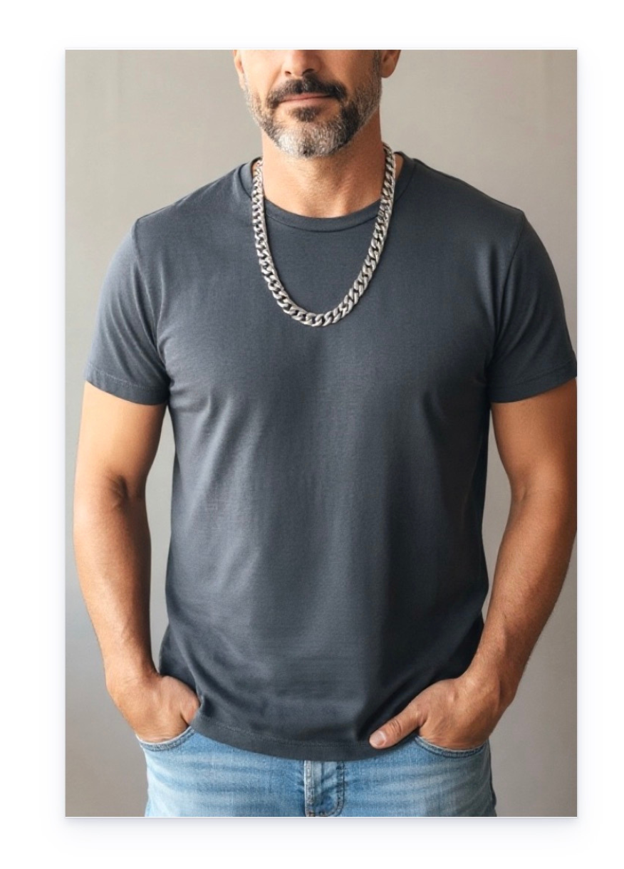 316L Stainless Steel Cuban Chain for men