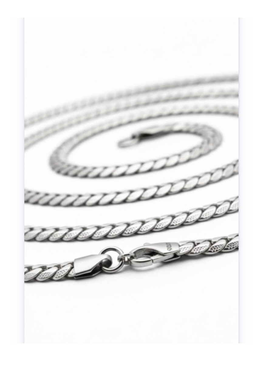 Men's Titanium Steel Chain Necklace