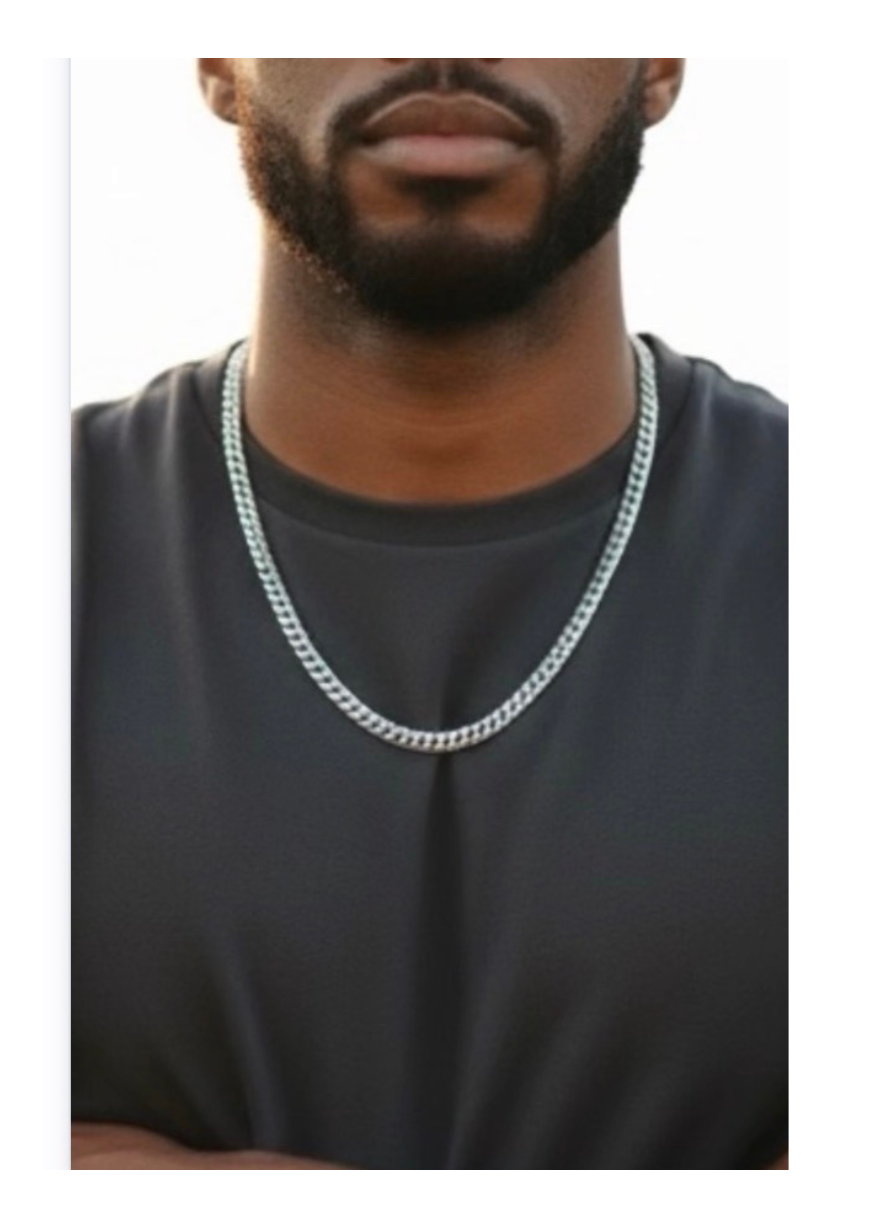 Men's Titanium Steel Chain Necklace