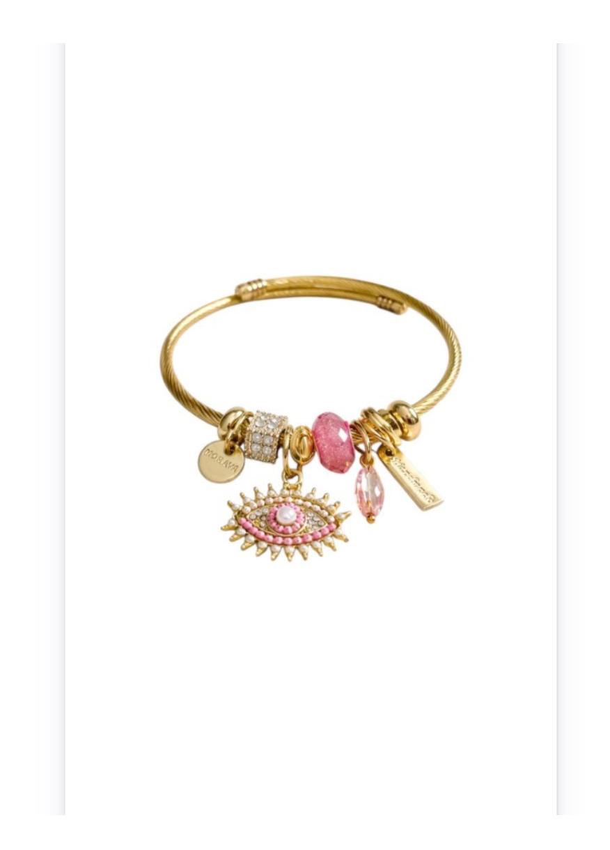 Charming Evil eye Pendant Bracelet