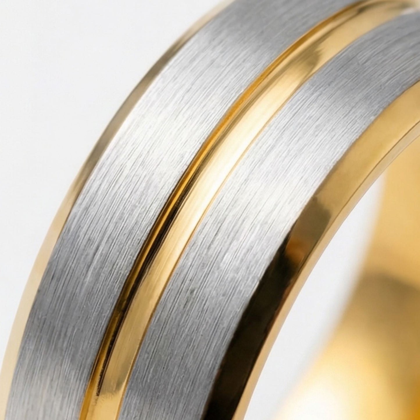 Gold-Plated Stainless Steel Ring