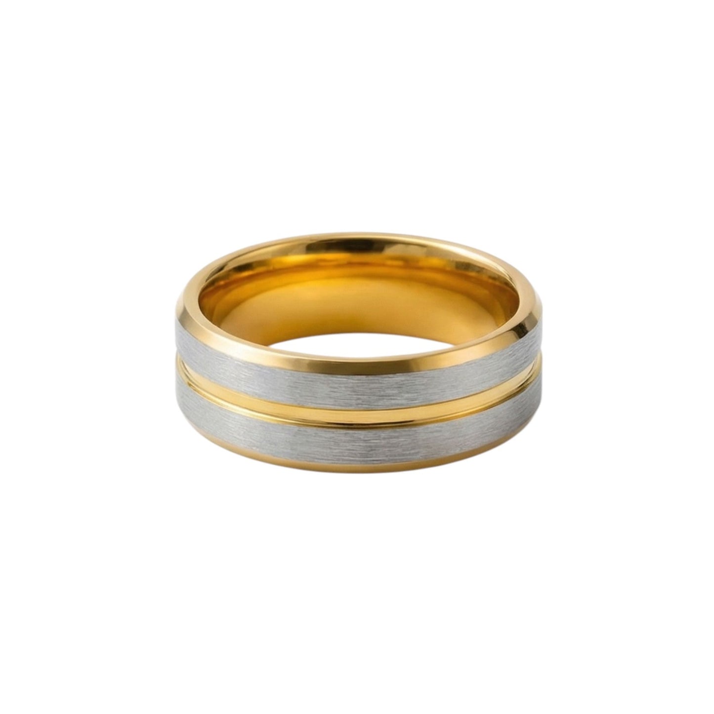 Gold-Plated Stainless Steel Ring
