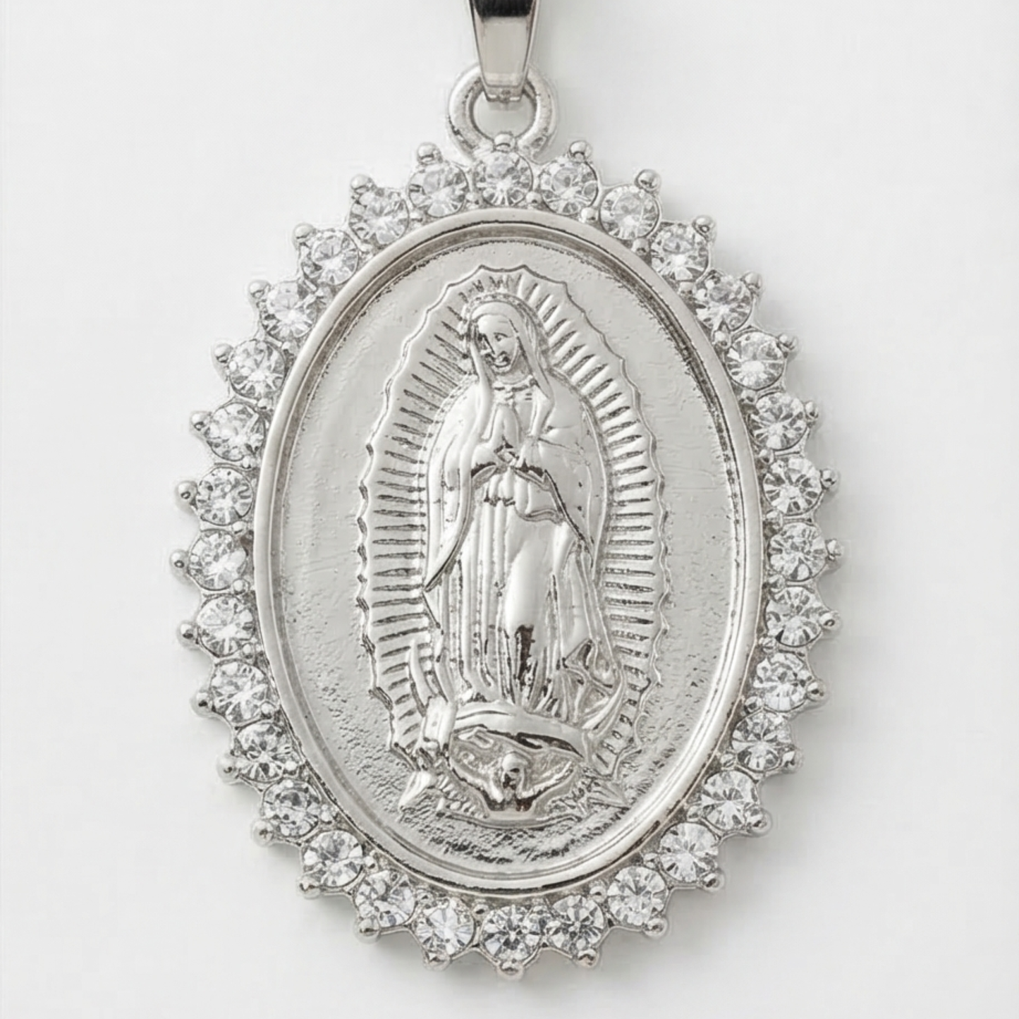 Stainless Steel Religious Pendant Necklace