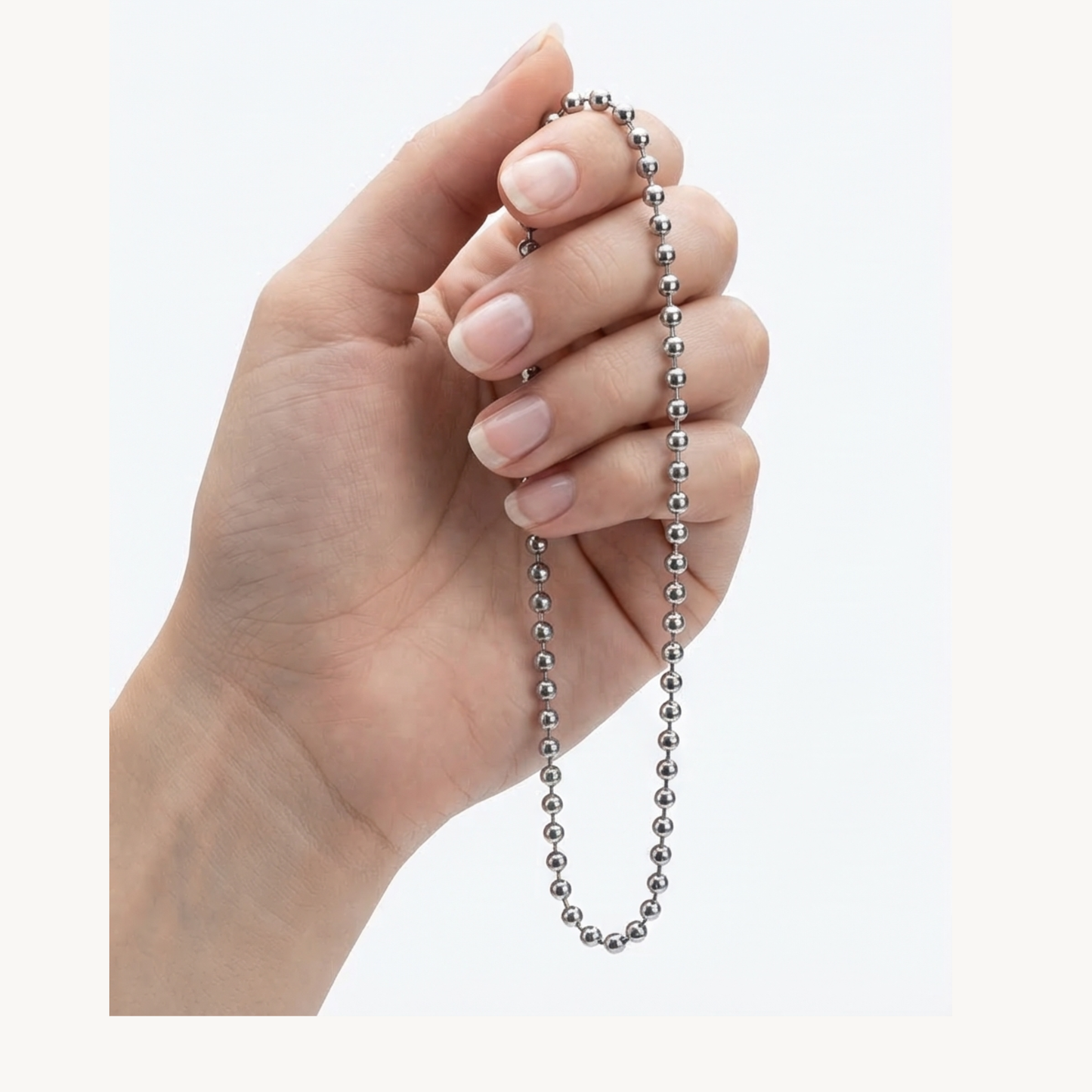 Stainless Steel bead Necklace