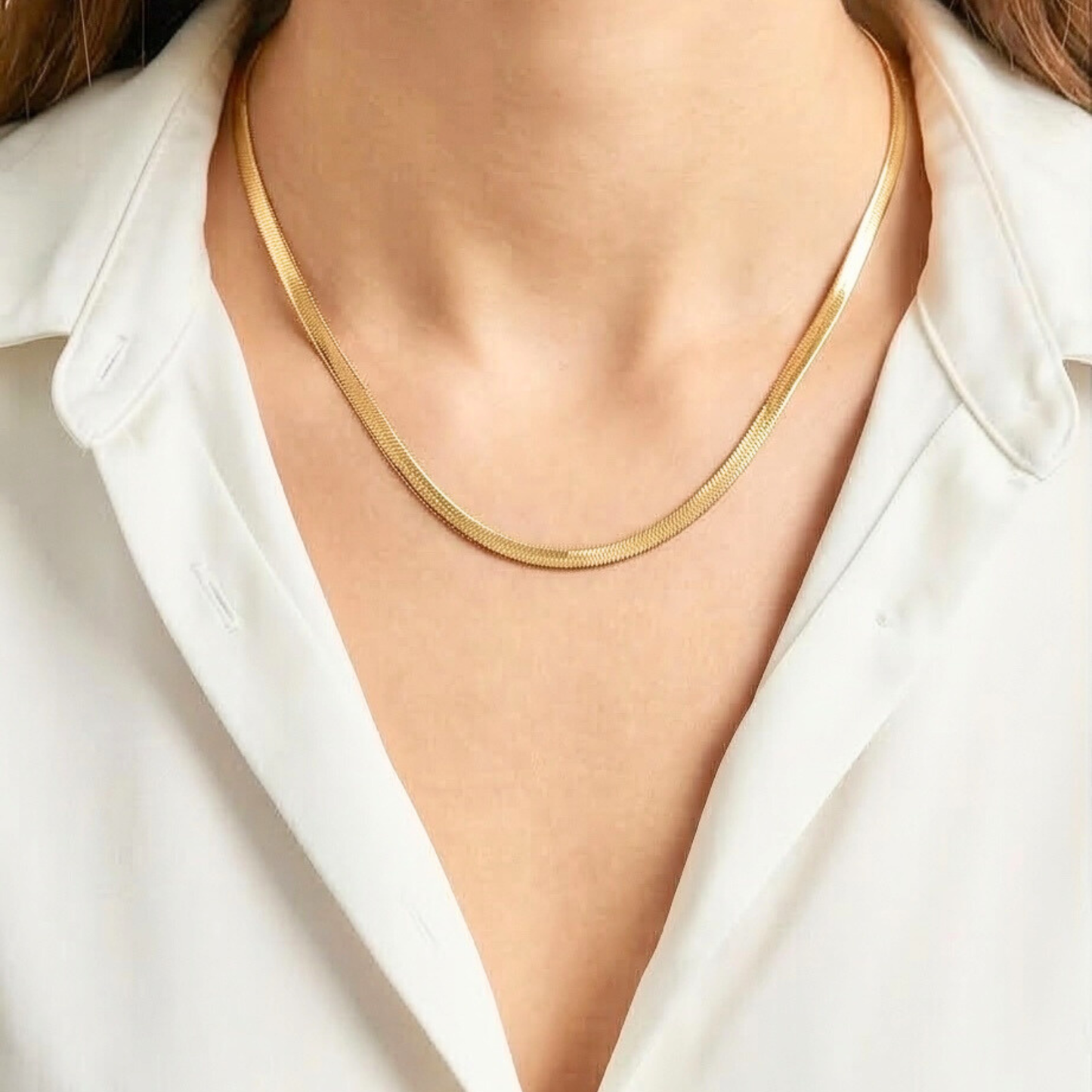 Elegant Gold-Plated Snake Chain – Timeless Accessory
