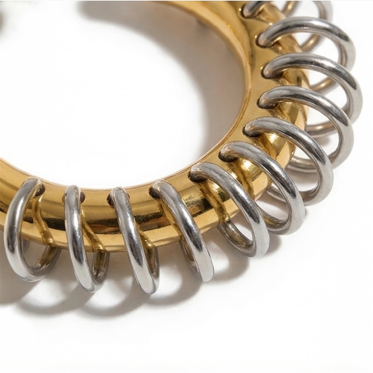 18k Gold-plated Stainless steel Hoop Earrings