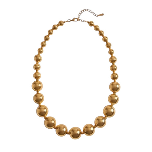 Golden- Alloy-Plating Punk Style Choker-Necklace