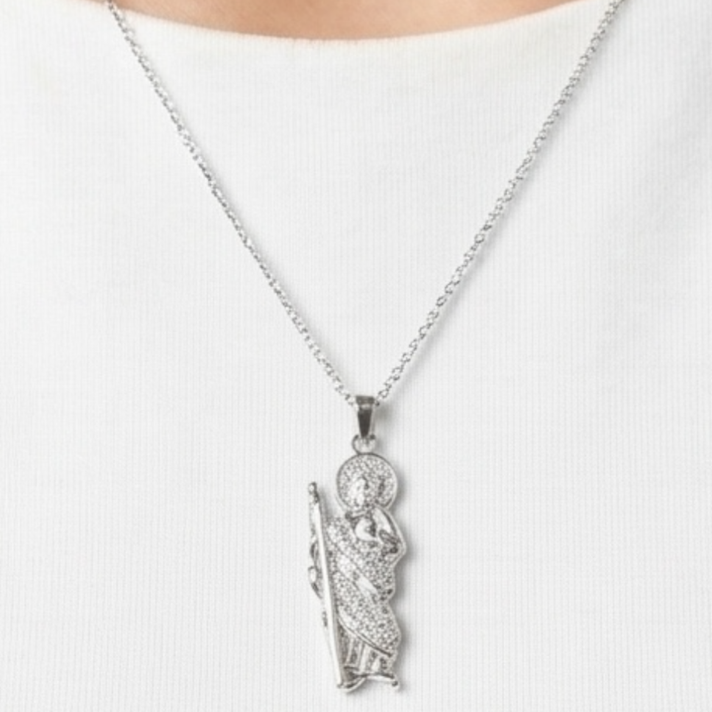 San Judas Pendant Chain