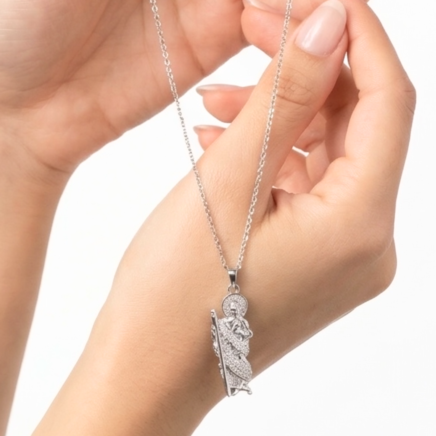 San Judas Pendant Chain