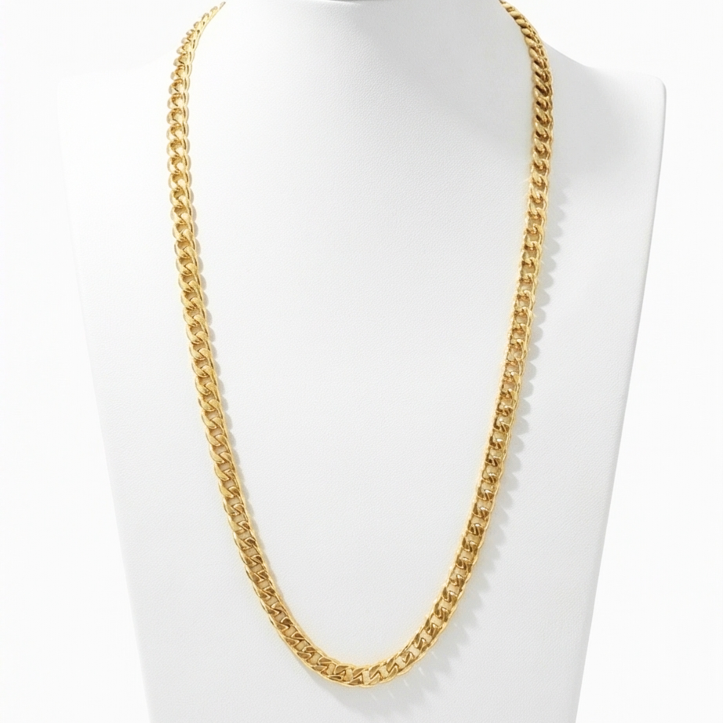 Trendy Men's Chain – 18K Gold-Plated Urban Style
