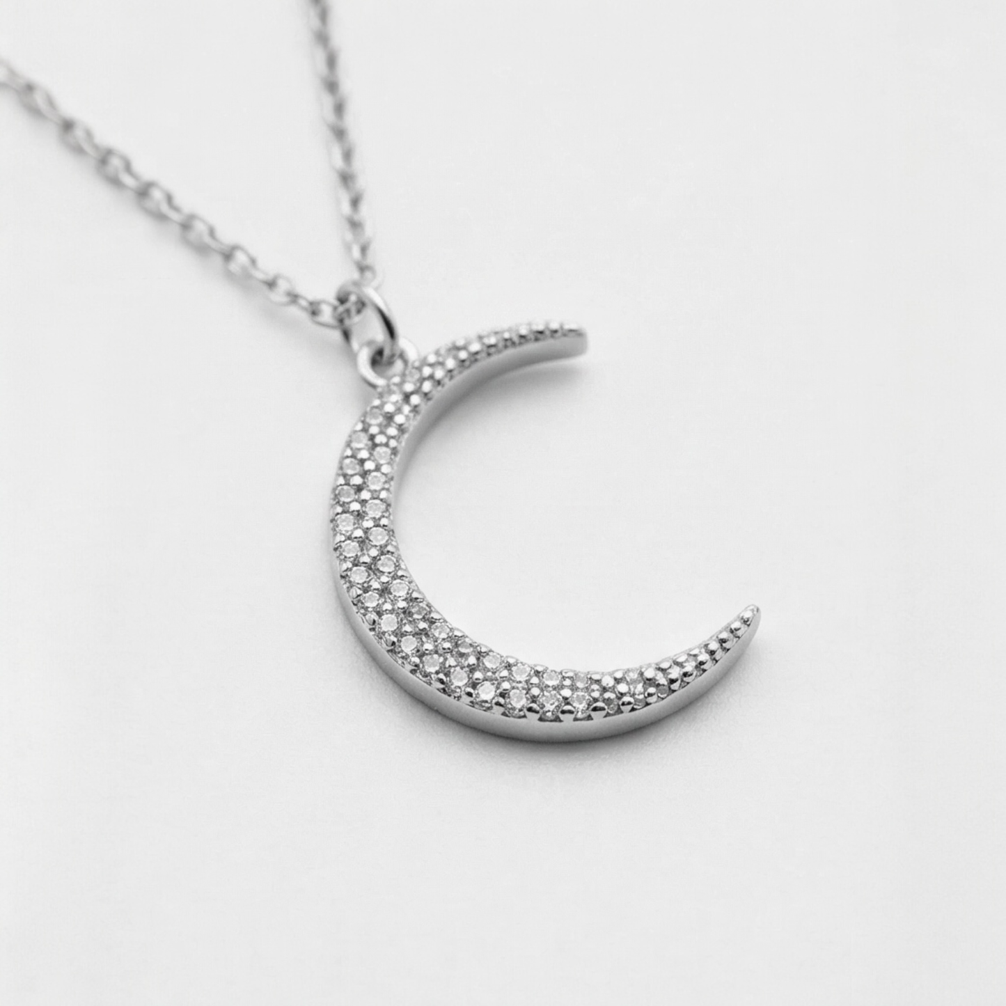 Doble layered 925 Sterling Silver necklace