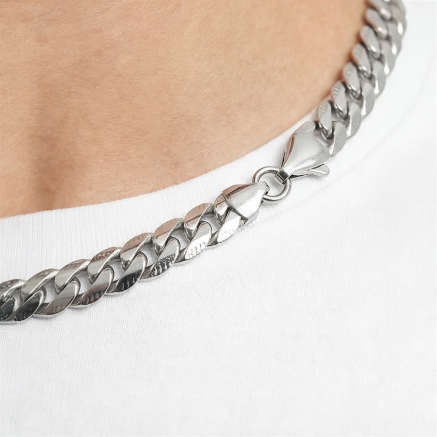 Men's Titanium Steel Chain Necklace