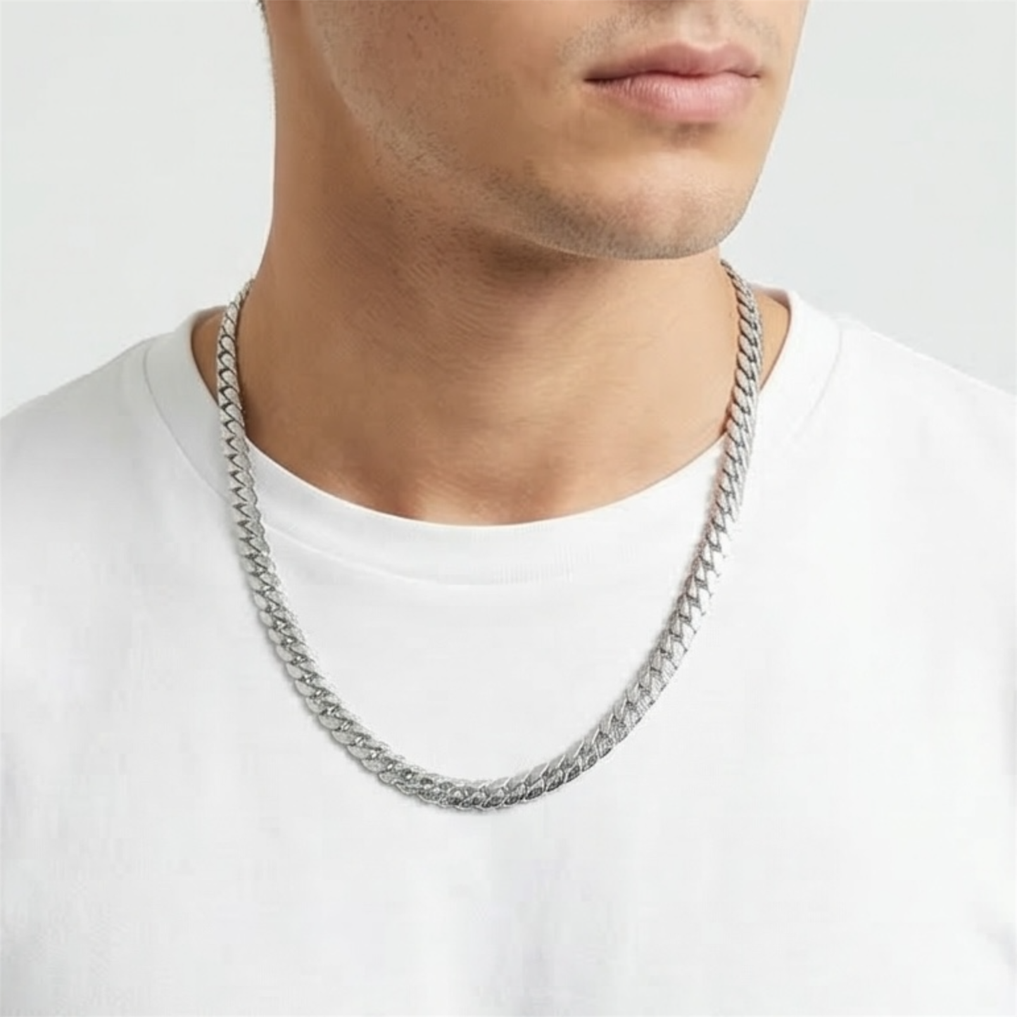 Men's Titanium Steel Chain Necklace