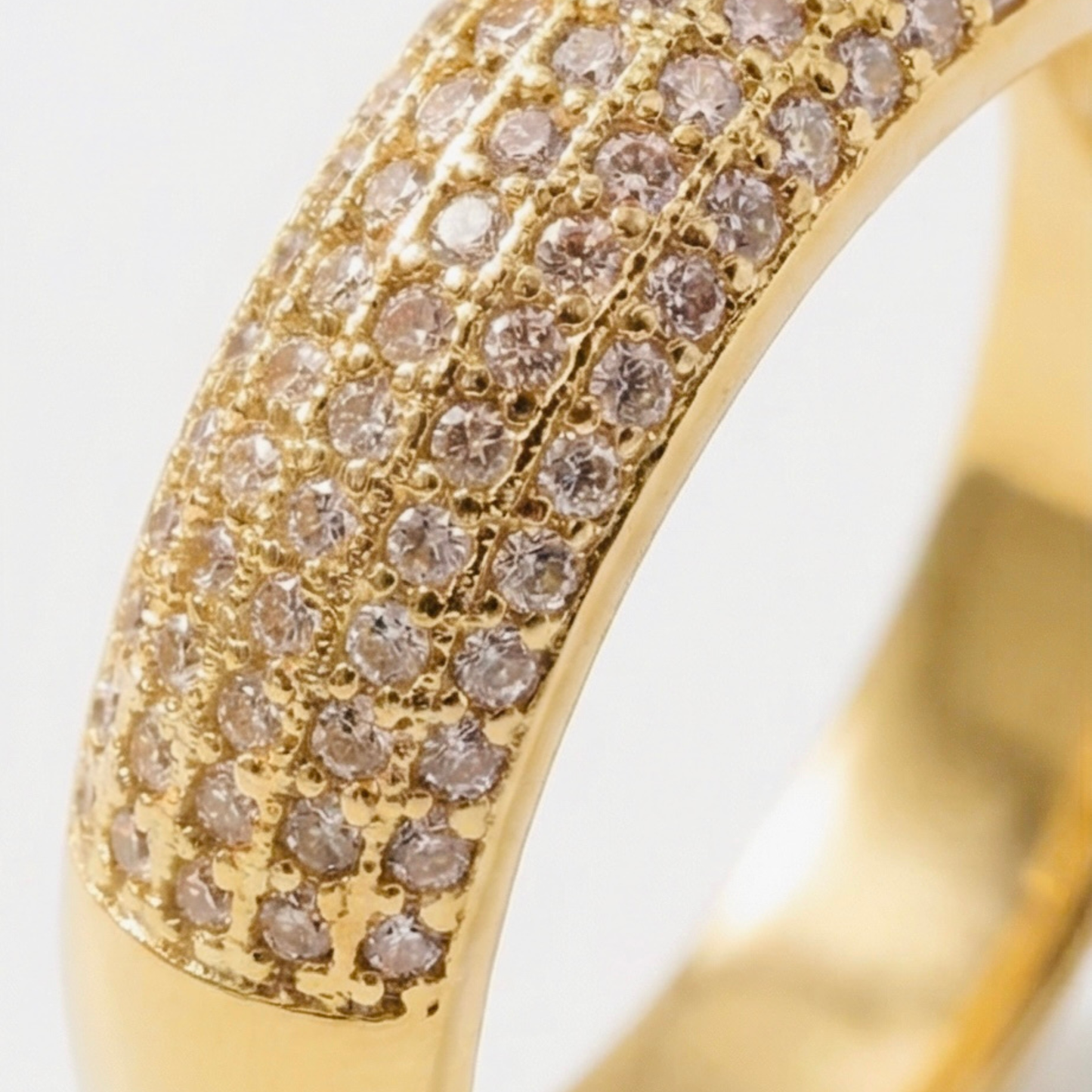 Unisex Copper- Gold plated band Ring