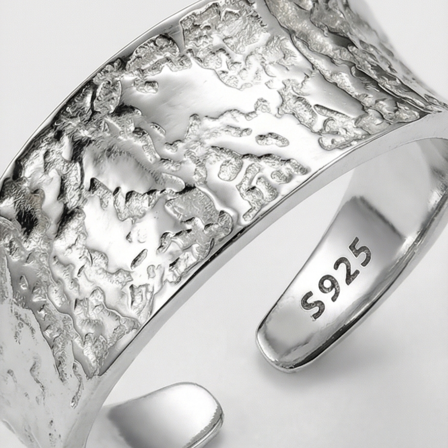 .925 Silver adjustable Ring, simple style