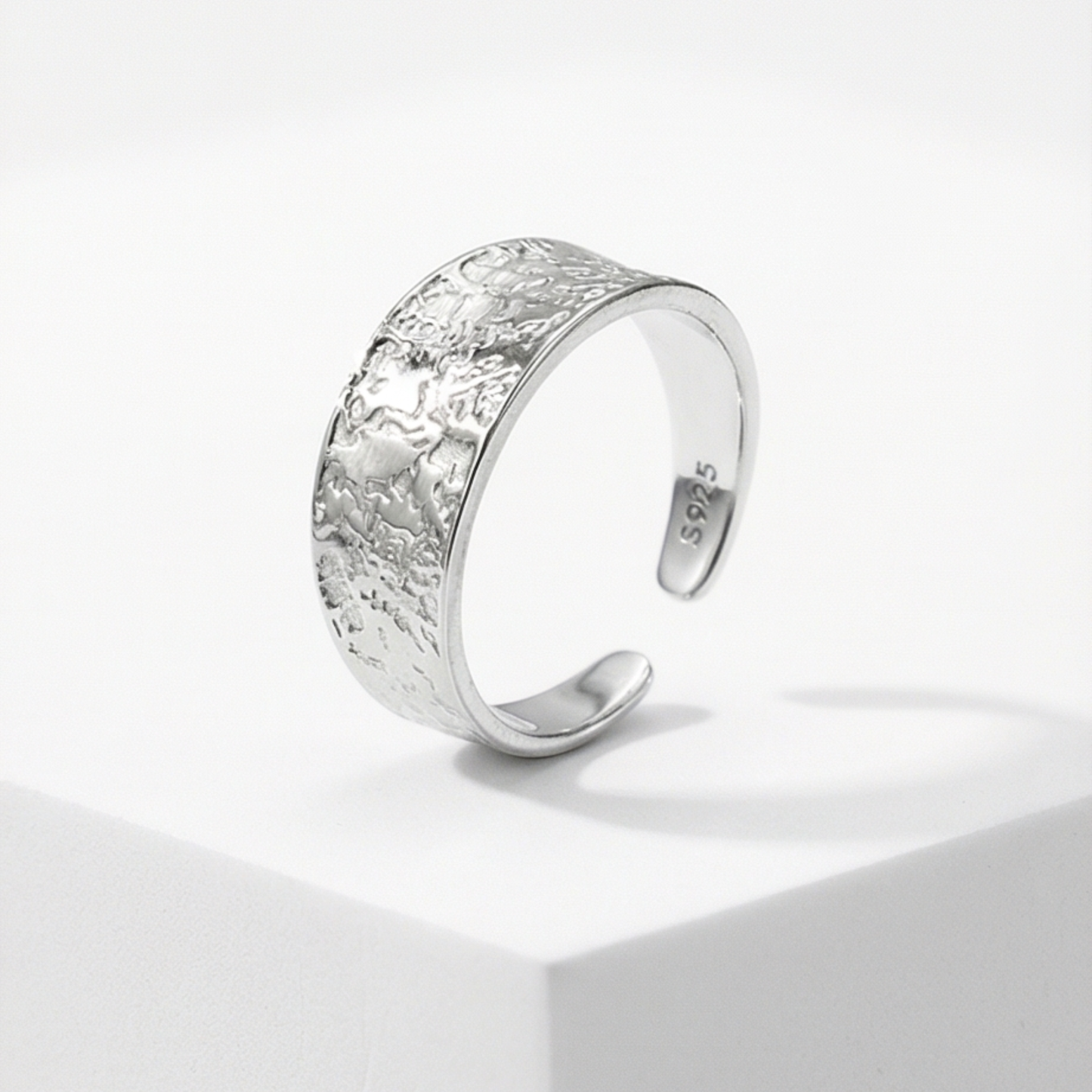 .925 Silver adjustable Ring, simple style