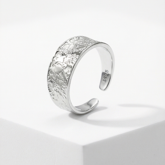 .925 Silver adjustable Ring, simple style