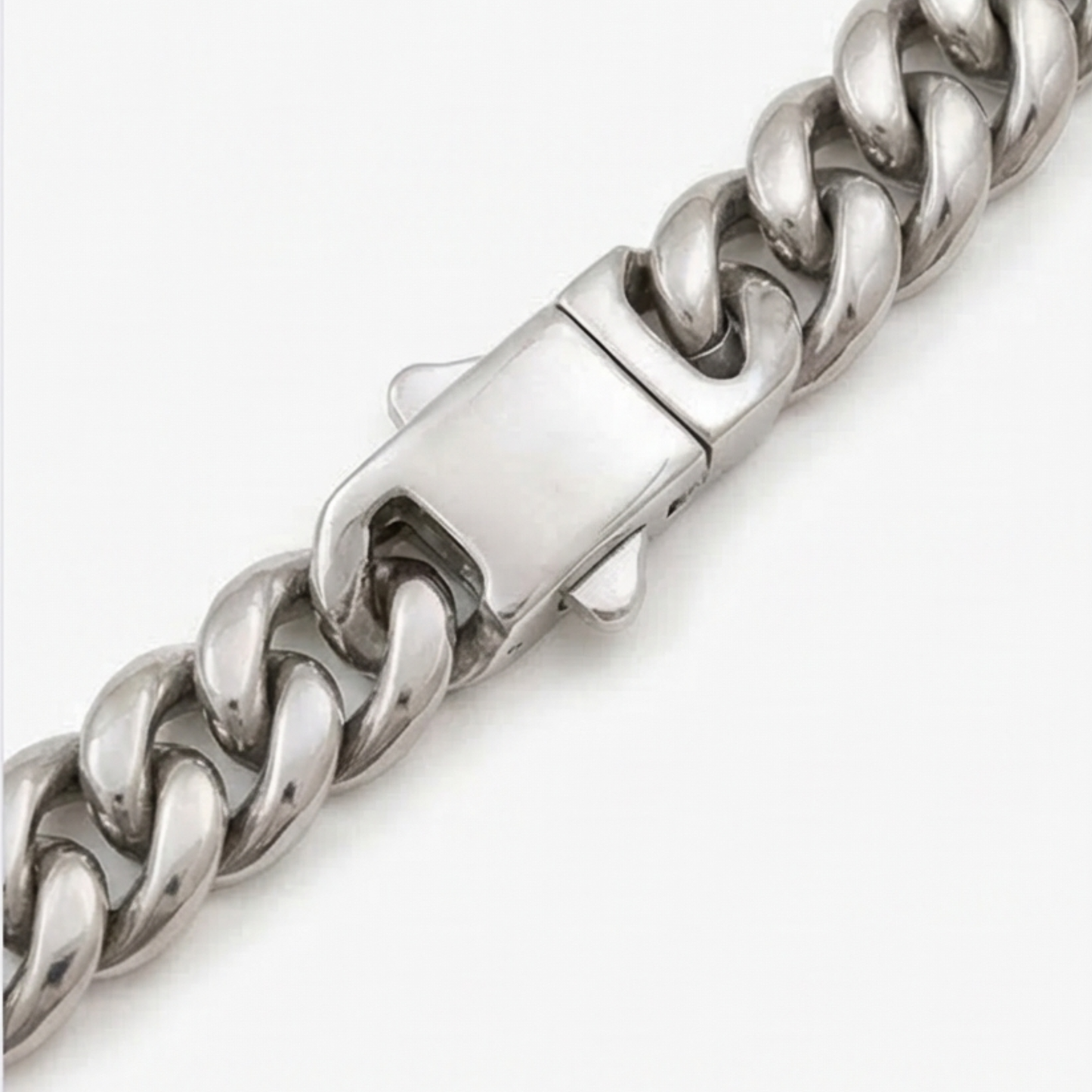Cuban chain bracelet titanium steel
