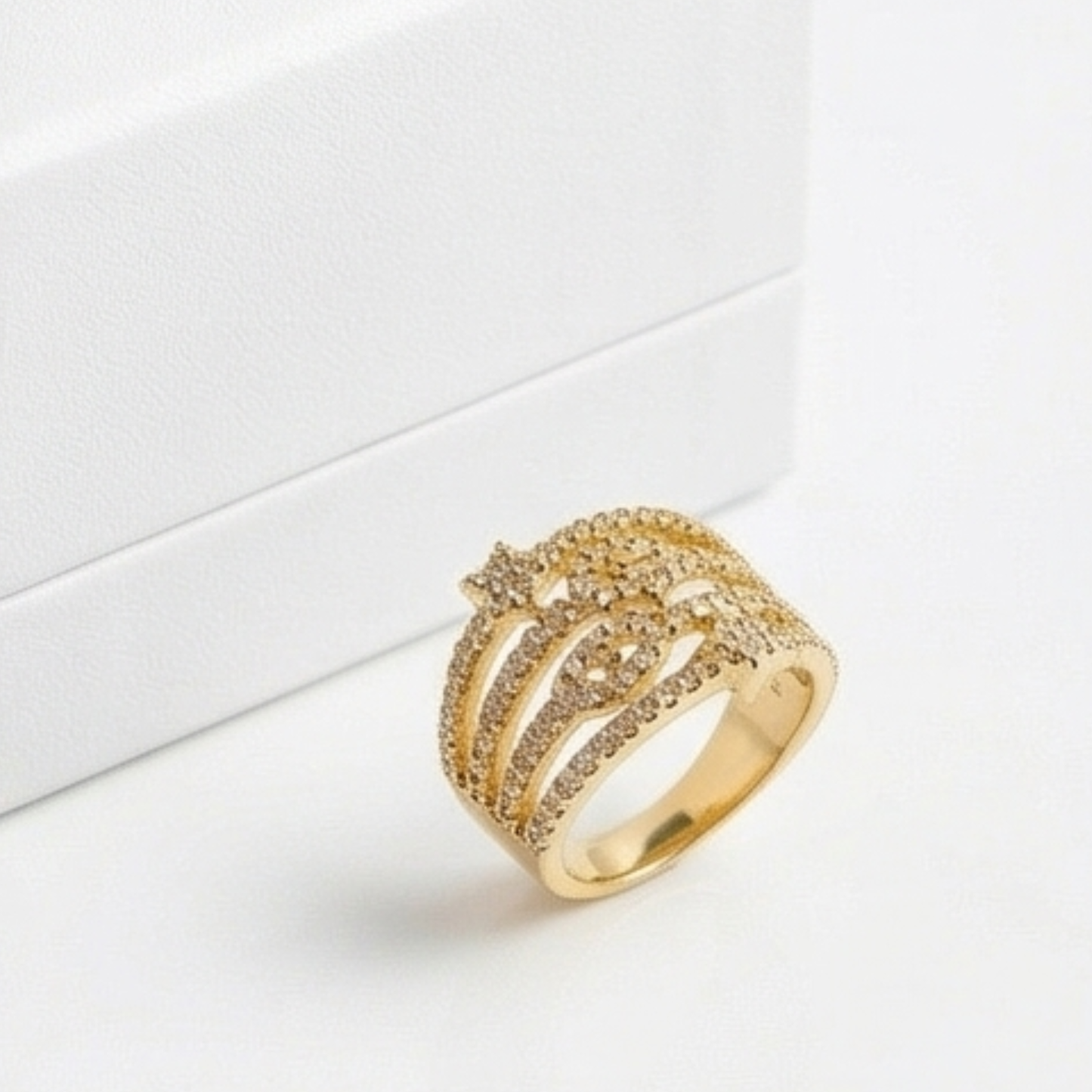 Evil Eye Collection, 18K Gold-Plated Ring