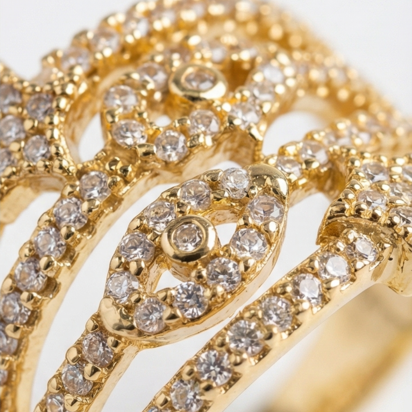 Evil Eye Collection, 18K Gold-Plated Ring
