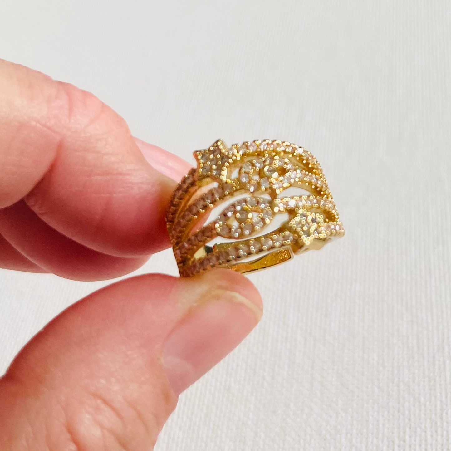Evil Eye Collection, 18K Gold-Plated Ring