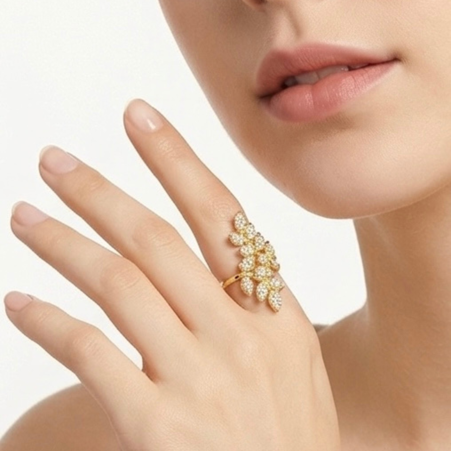 18K Gold Plated Copper Ring