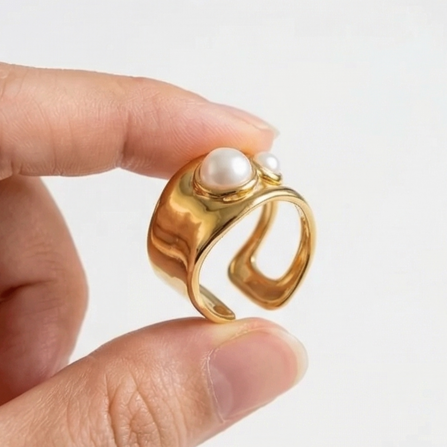Stainless steel open ring