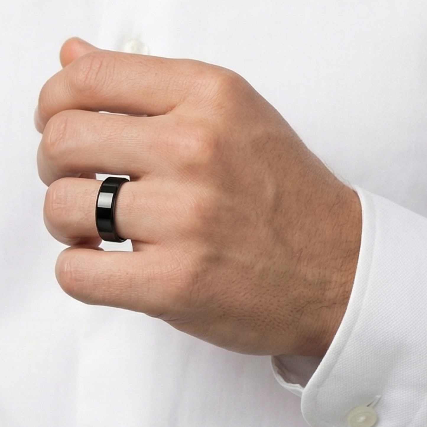 Geometric Ring - 18K Gold Plated Stainless Steel