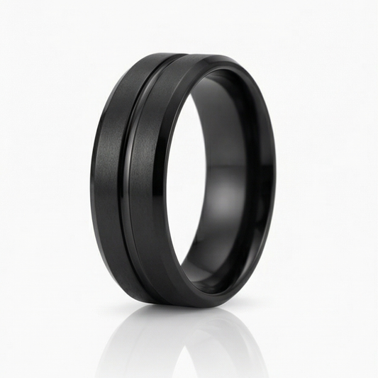 Black Stainless Steel-plating Ring