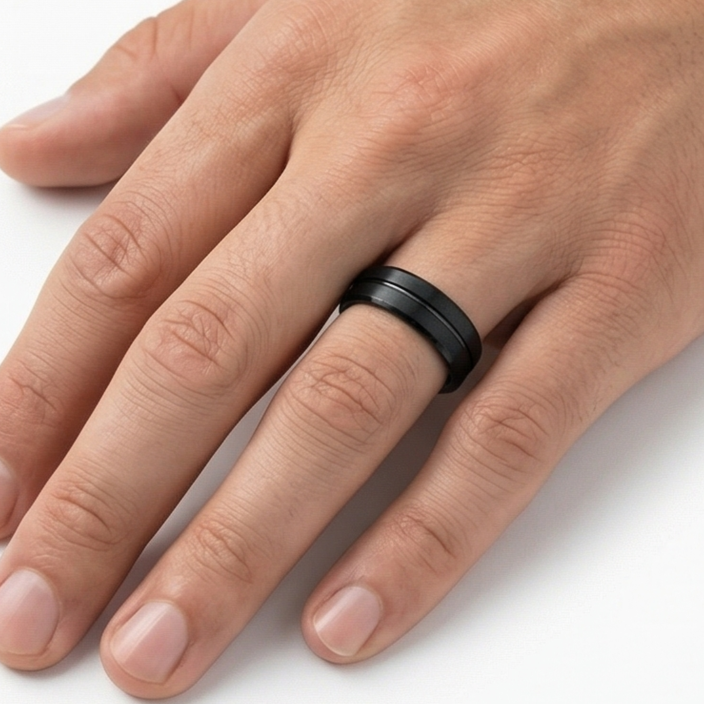 Black Stainless Steel-plating Ring