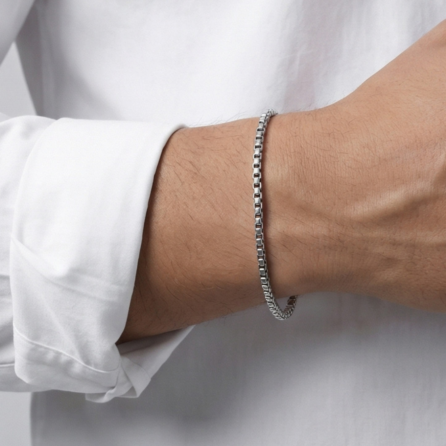 Unisex titanium steel bracelet