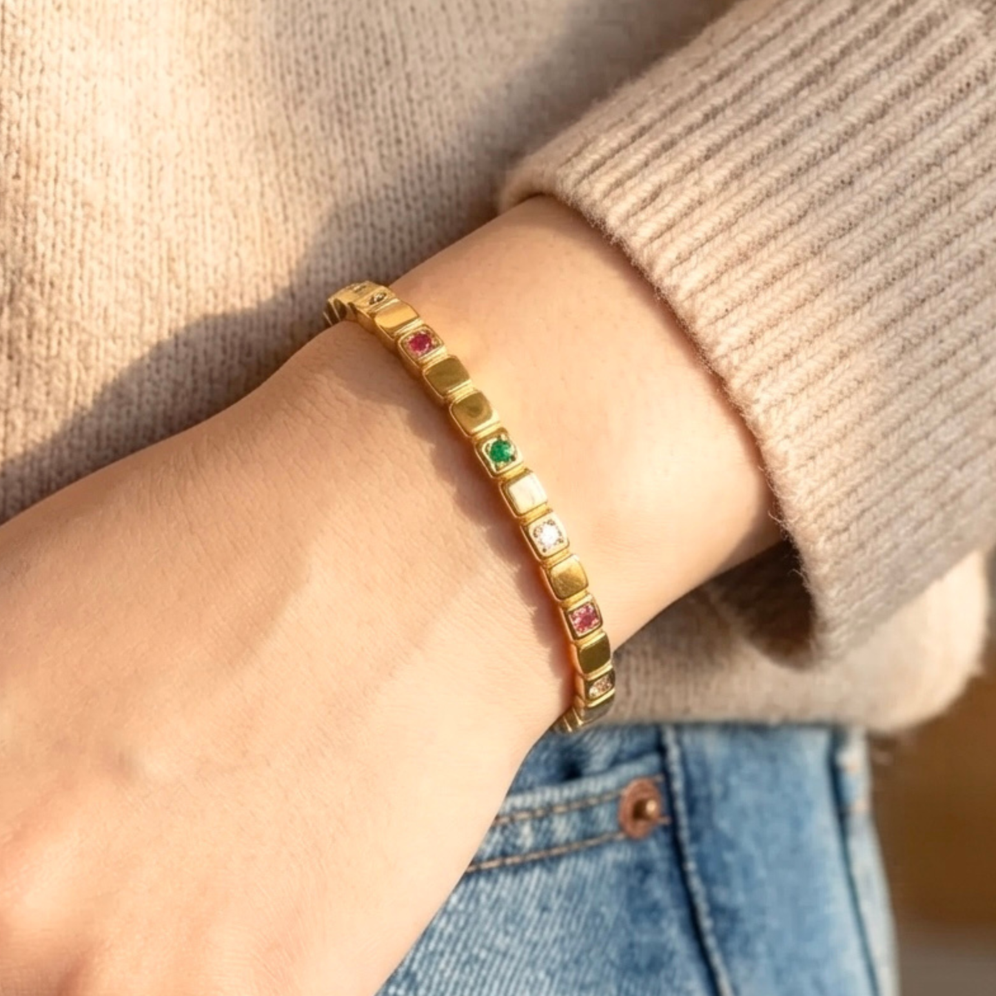 Stainless Steel Cuff Bangle Bracelet