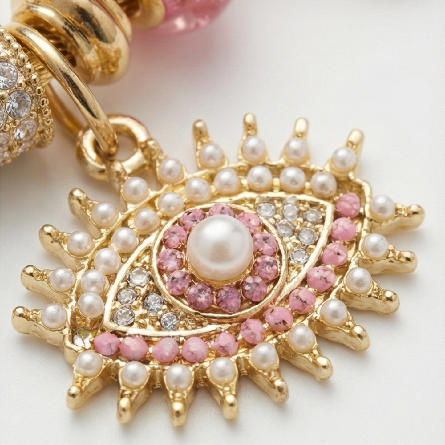 Charming Evil eye Pendant Bracelet