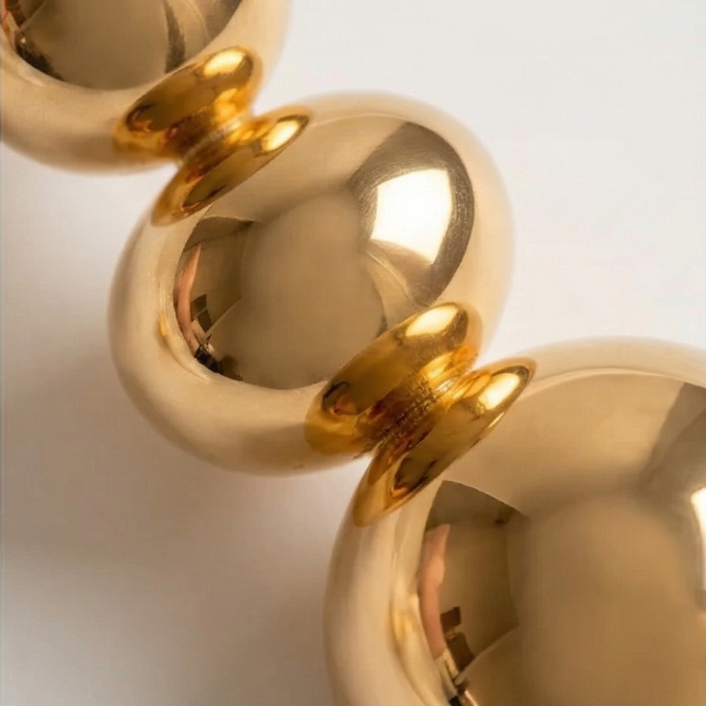 Chunky Elegant Earrings – Stainless Steel & Gold Plated